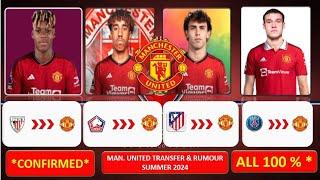  MAN UNITED LATEST TRANSFER NEWS TODAY SUMMER 2024 - Targets, Signings & Rumours - 18 JULY 2024