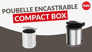 Montage poubelles encastrables Hailo Mono & Compact-Box M