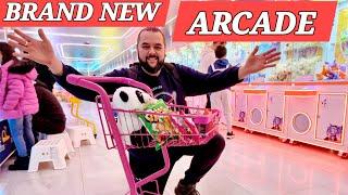 BRAND NEW ASIAN ARCADE. Will we win? kenji.PUSHER machines,FOOD claw grabbers, BLIND BOX N MORE.