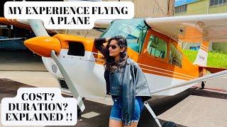 Being a pilot for a day ️‍️ | Learning to fly