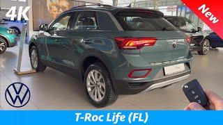 VW T-Roc Life 2022 - First FULL Review in 4K | Exterior - Interior, 1.0 TSI - 110 HP, 6-speed, Price