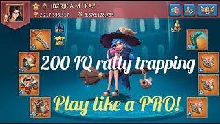 Rally trapping in Lords Mobile in 2024 - you should know it!