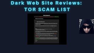 Dark Web Site Review: TOR Scam List