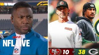 NFL LIVE | 49ers are in trouble! - Ryan Clark slams Kyle Shanahan for Niners’ brutal loss to Packers