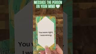 THE PERSON ON YOUR MIND HAS A MESSAGE FOR YOU I PANIC THAT YOU MAY MOVE ON  (LOVE READING) #shorts