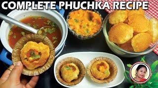 ফুচকা তৈরির সবচেয়ে সহজ রেসিপি | Fuchka Recipe In Bangla | Complete Phuchka Recipe | Shampa's kitchen