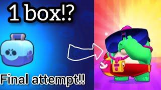 Trying to unlock buzz from just 1 box-Final attempt (Will I Get it??)  #brawlstarsfunnymoments