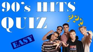 MUSIC QUIZ | HITS OF THE 90s | Guess the song | Difficulty: EASY