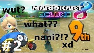 TAKING THE L AGAIN :(( | MARIO KART 8 DELUXE | Online Races #2 | aznpoke