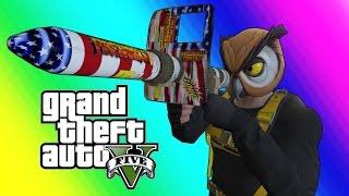 GTA 5 Online Funny Moments - Floating RPG & Batcoon Dumpster Company!