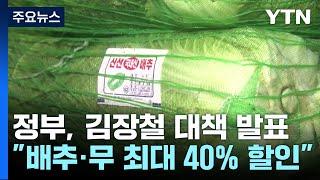 "배추·무 등 최대 40% 할인"...김장철 근심 잠재울까 / YTN