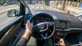 2014 Seat Alhambra [2.0 TDI 140 HP] | POV Test Drive #799 Joe Black