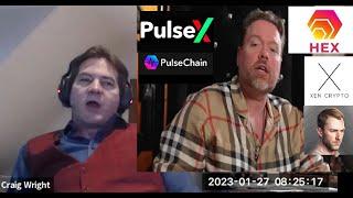 Dr Craig Wright's thoughts on Richard Heart, PulseX, PulseChain, Hex and Jack Levin's Xen Crypto.