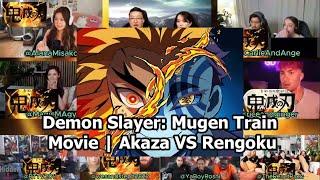 Demon Slayer: Mugen Train Movie | Akaza VS Rengoku | Reaction Mashup (PART 2)