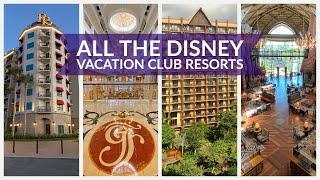 All The Disney Vacation Club Resorts