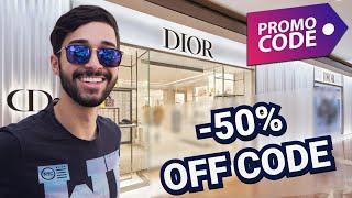 Dior Promo Codes 2024 -  NEW DIOR DISCOUNT CODE -50% OFF!