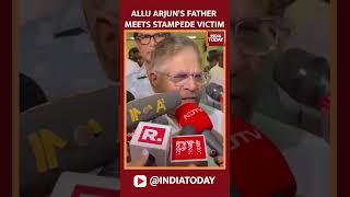 Allu Arjun's Father Allu Aravind Visits The Hospital Where Stampede Victim Is Admitted #shorts