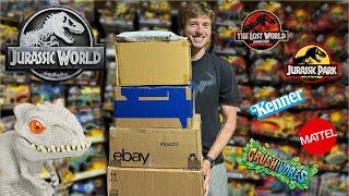 MEGA Jurassic Mailcall Unboxing! Huge lot of Modern Jurassic World & Vintage Jurassic Park!