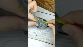 Вязание крючком  способ вязания "крестики" ️  single crochet