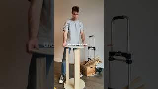 How to build a $3,000 round pedestal table  #buildwithjacob #jacobzander #interiordesign