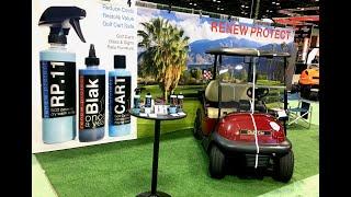 How To restore a Golf Cart - Cart Detailing!  (Plus: Golf Industry Show, GIS 2020)