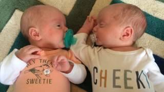 Calming a newborn twin! - WashTV