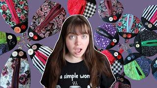 sew bug pouches with me (a sewing vlog)