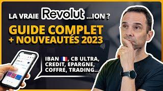 AVIS REVOLUT 2024 : TEST du compte avec IBAN français, cartes, crédits, épargne, trading, coffre