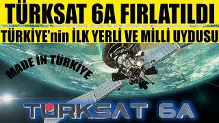 Türkiye’nin ilk yerli ve milli haberleşme uydusu Türksat 6A fırlatıldı