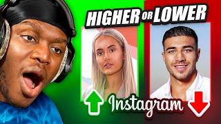 Higher Or Lower (Instagram Followers Edition)