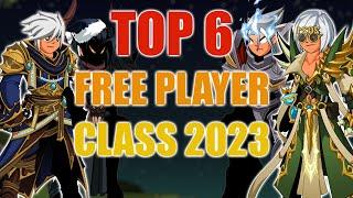 AQW Top 6 Free Player Classes 2023