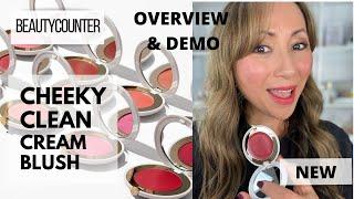 NEW Beautycounter Cheeky Clean Cream Blush Demo & Overview