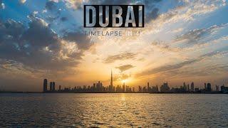 Dubai Skyline fast forwarded | DUBAI TIMELAPSE IN 4K