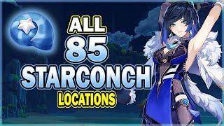 All 85 Starconch Locations - Efficient Farming Route - Childe / Yelan / Gaming Ascension Material