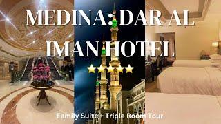 Dar Al Iman Intercontinental Hotel | Family Suite + Triple Room | Next to Masjid Nabawi