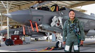 First Female F-35 Pilot For Lockheed Martin's Production and Training