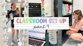 CLASSROOM SETUP 2024 | pt. 4 decor and books