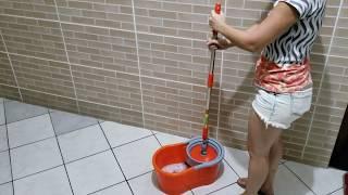 Mop Giratório 9 Litros com Balde Microfibra Bettanin