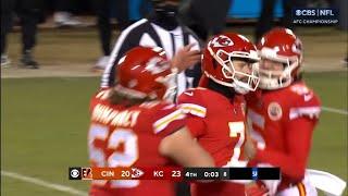 Harrison Butker Game-Winning Field Goal To Send The Chiefs To The Super Bowl | Bengals Vs Chiefs