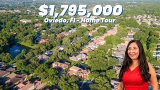 Tour a $1.7 Million Dollar Oviedo House | Realtor Diana Sacoto