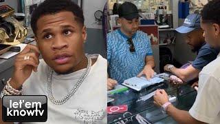 Boxer Devin Haney Just Got Several Diamond Pieces From Benny The Jeweler For Himself & His Girl