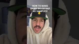 MAKE GRIMY BOOM BAP BEATS WITHOUT SAMPLES HOW TO #SHORTS #BEATTUTORIAL #ABLETON