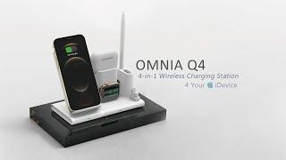 OMNIA Q4 15W 4-in-1 Wireless Charging Station * No Adapter Included *