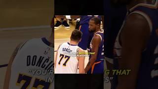 Luka teaching KD a lesson 