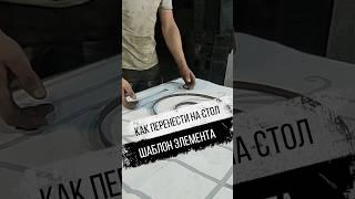 ️Как перенести на стол шаблон элемента?