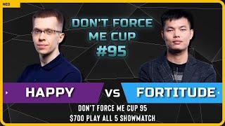 WC3 - [UD] Happy vs Fortitude [HU] - Pa5 Showmatch - Don't Force Me Cup 95