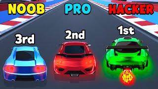 NOOB vs PRO vs HACKER - Race Master 3D