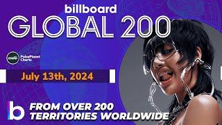 Billboard Global 200 Singles of This Week (July 13th, 2024)