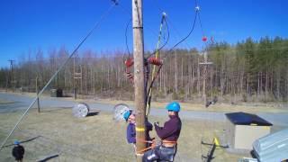 Ensto training - Live line installation