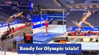 Suni Lee, Simone Biles, Shilese Jones Podium Training - Olympic Trials 2024